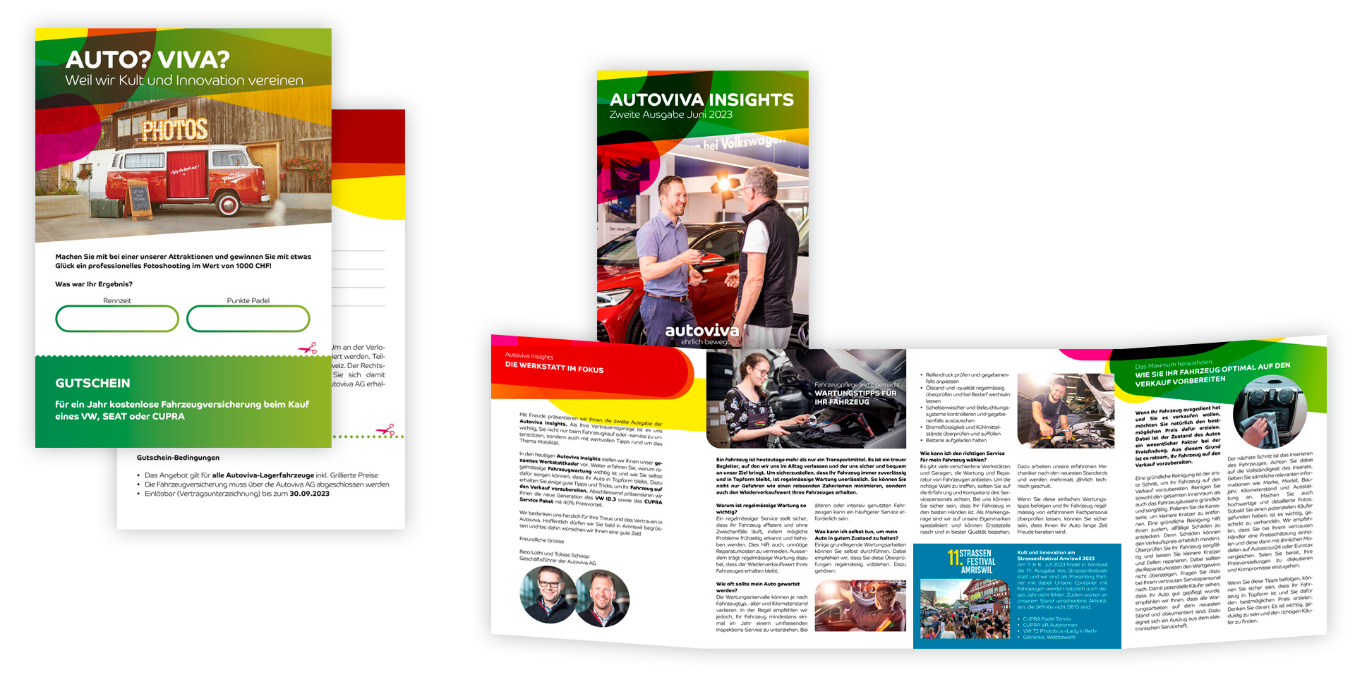 AUTOVIVA – Kundenmagazin, Eventflyer